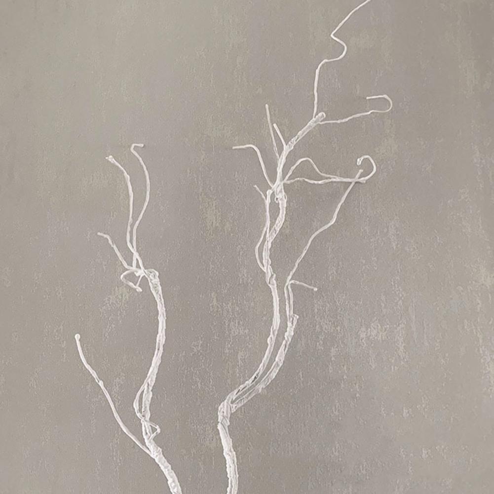 Branch Curly Willow - Realistyczne sztuczne gałązki, sztuczne białe kręcone