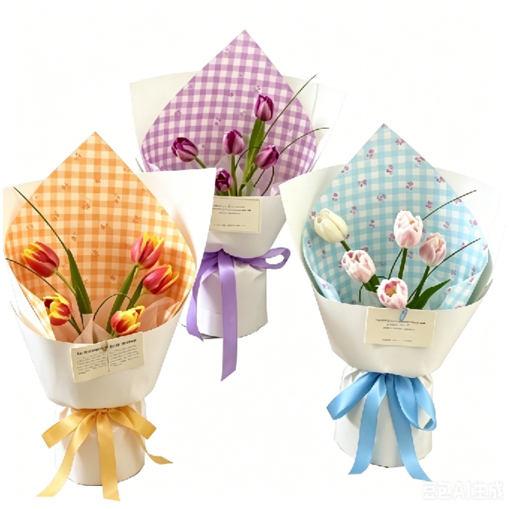 Flower Wrap Kraft - Papier do pakowania kwiatów z grubego