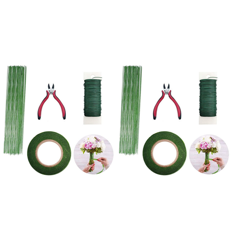 Floral Tape Green - Zestaw narzędzi do aranżacji kwiatowych ABRW-2X,
