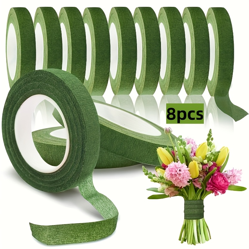 Floral Tape Green - 1. 8 szt. Zielona samoprzylepna taśma
