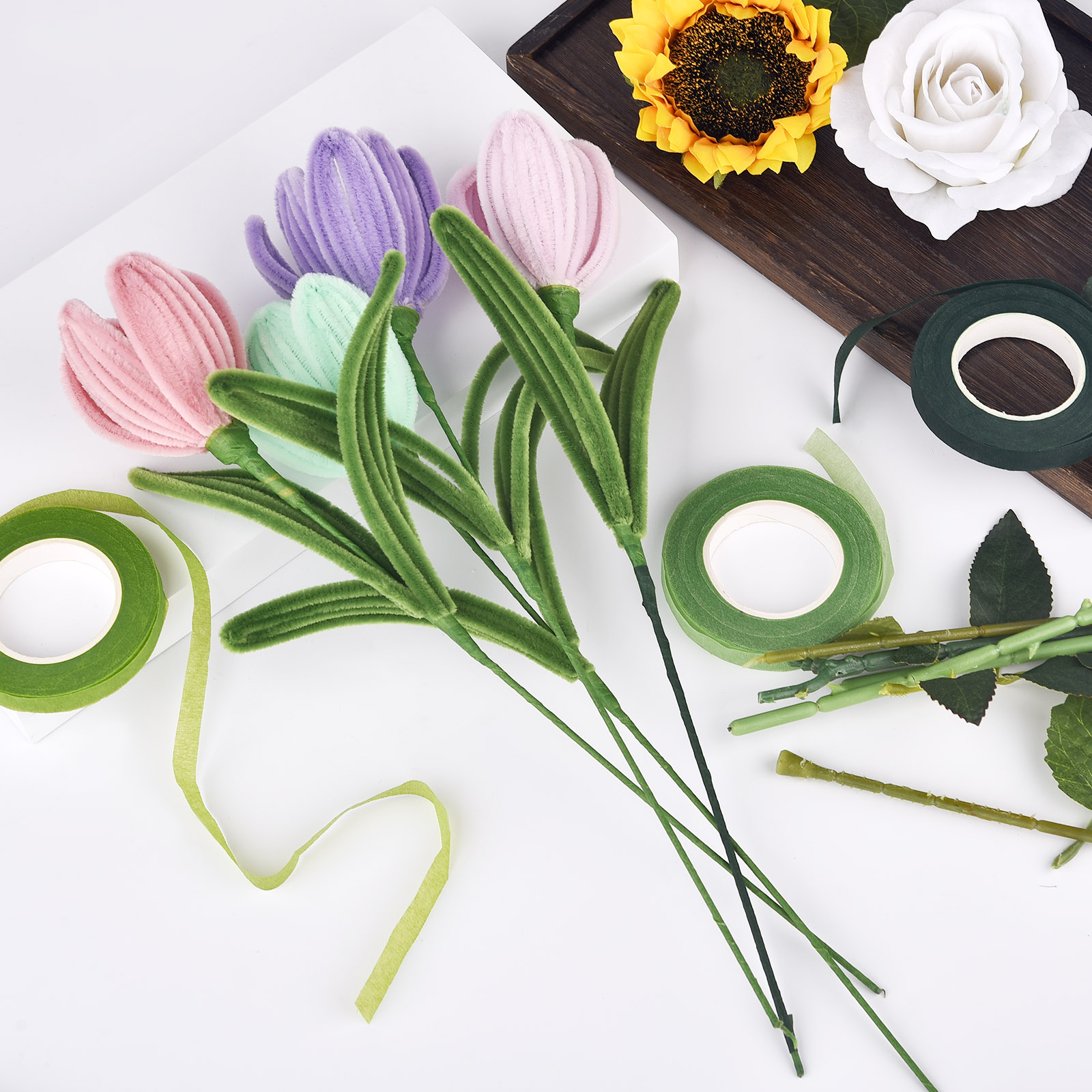 30 jardów taśmy kwiatowej na ł – Floral Tape Green recenzja i cena