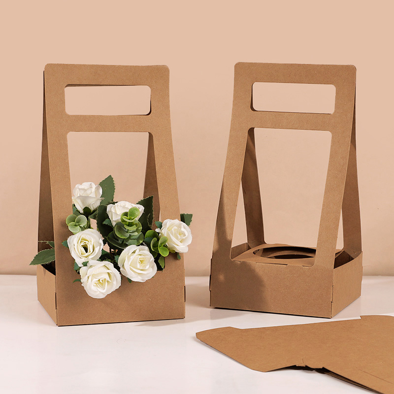 3/5 szt. Ręcznie Robione Pudeł – Flower Wrap Kraft recenzja i cena