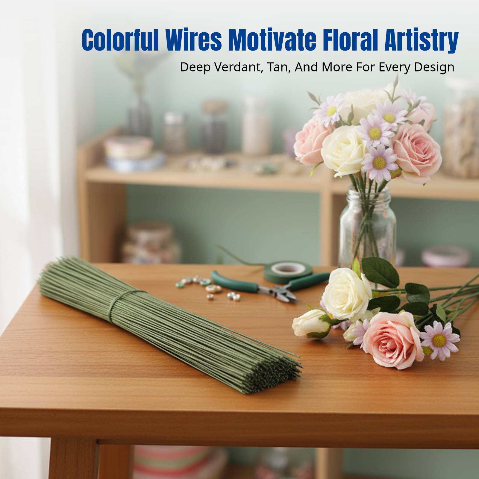 Drut florystyczny DIY do rękod – Floral Tape Green recenzja i cena