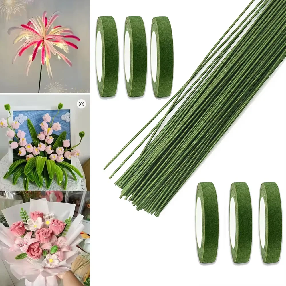 Zielone pręciki do kwiatów DIY – Floral Tape Green recenzja i cena