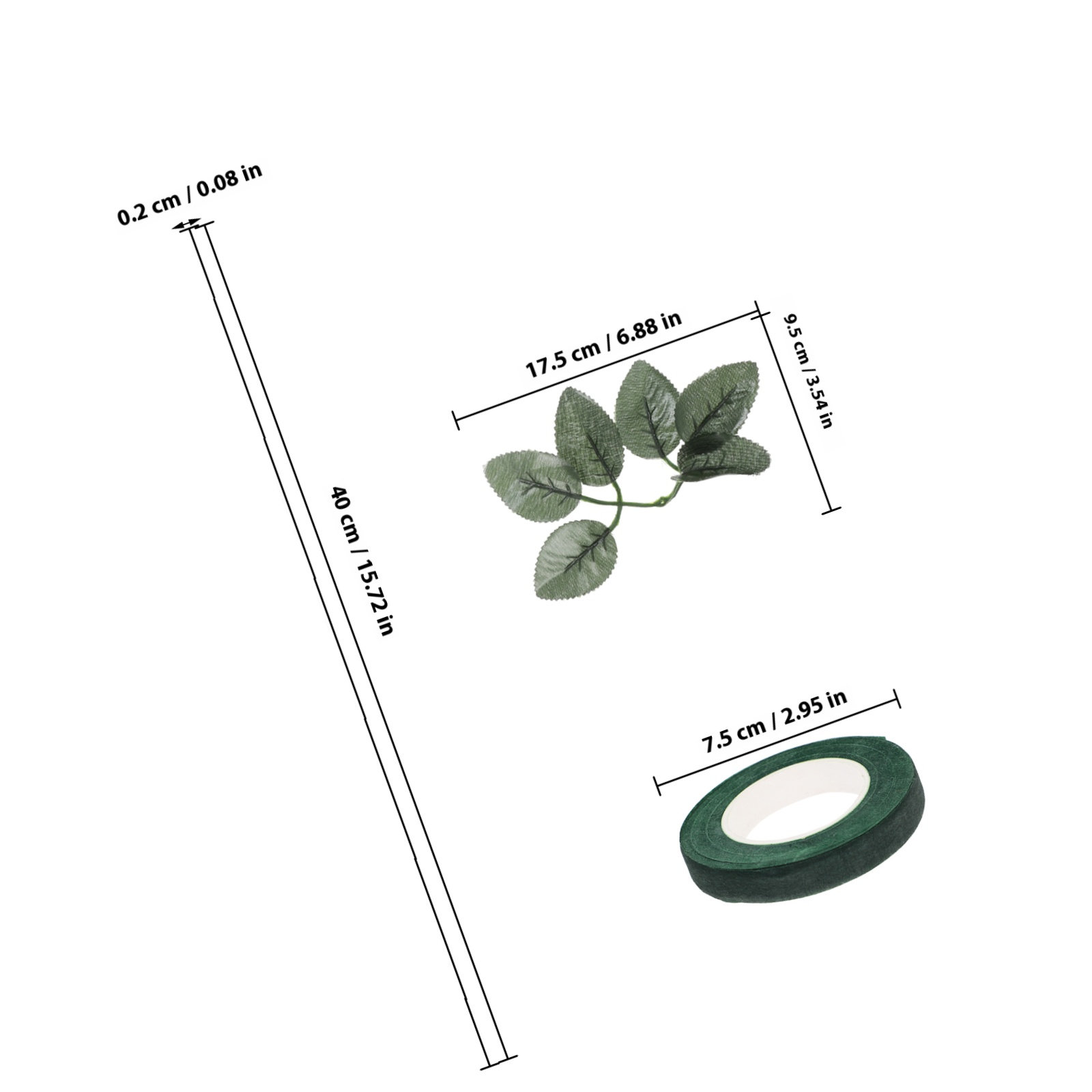 Zestaw do aranżacji kwiatowych – Floral Tape Green recenzja i cena