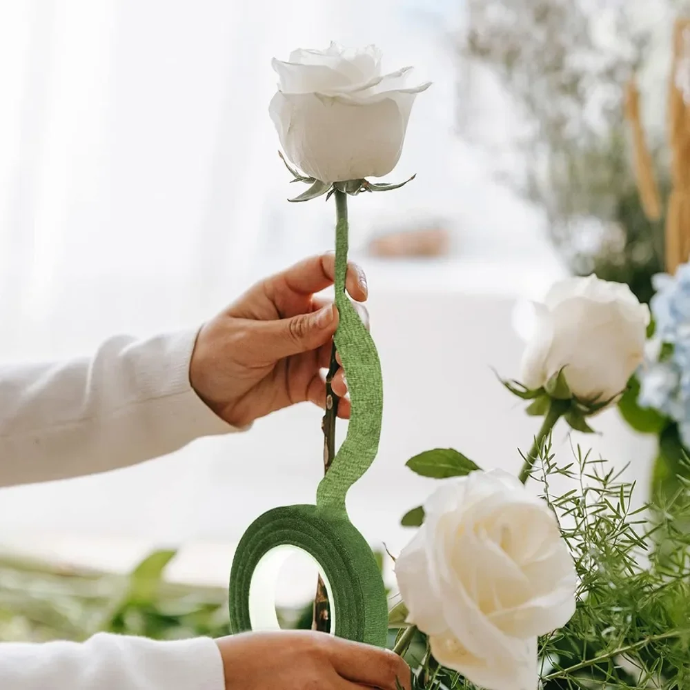 Zielone piękne kwiatowe taśmy  – Floral Tape Green recenzja i cena