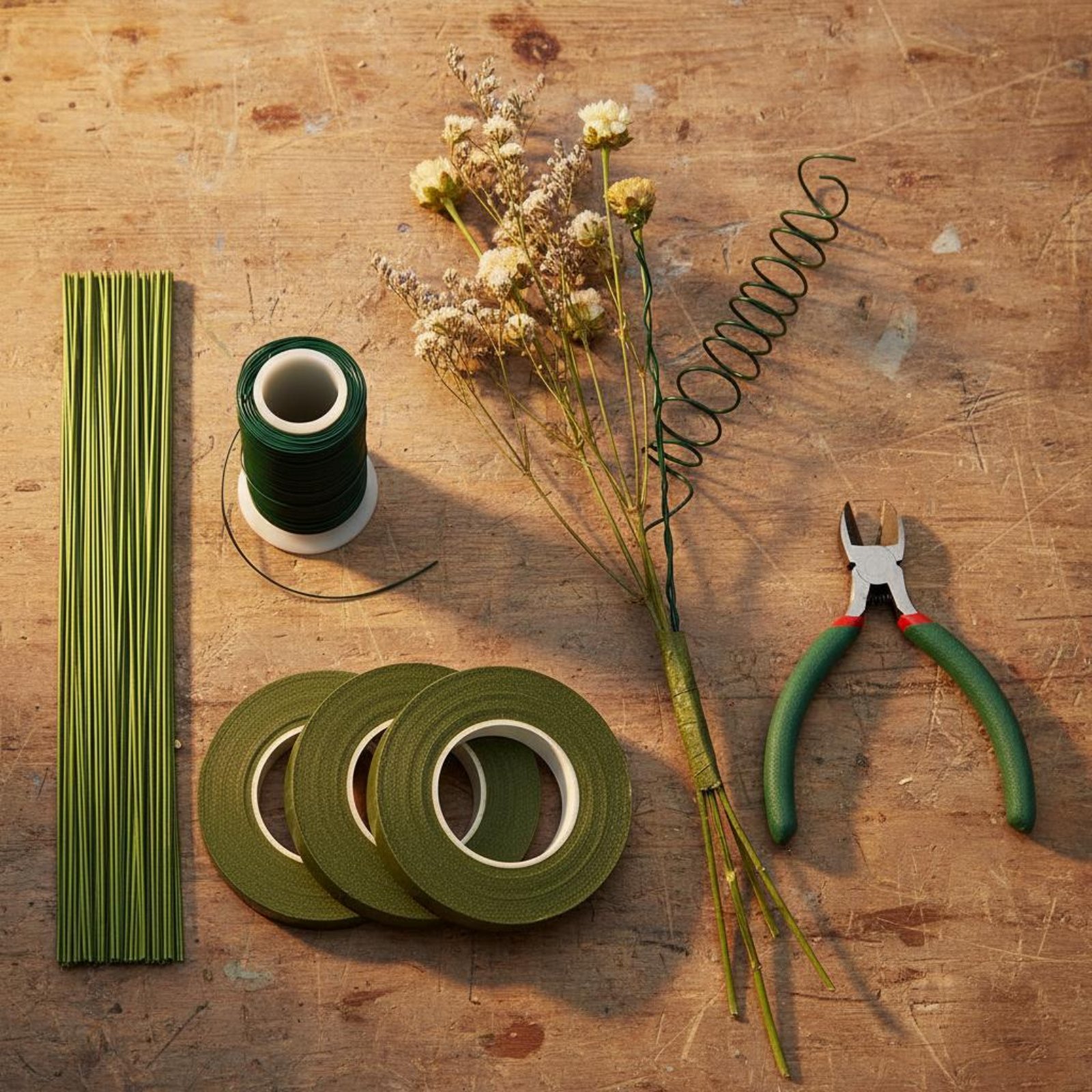 Zestaw do tworzenia kompozycji – Floral Tape Green recenzja i cena