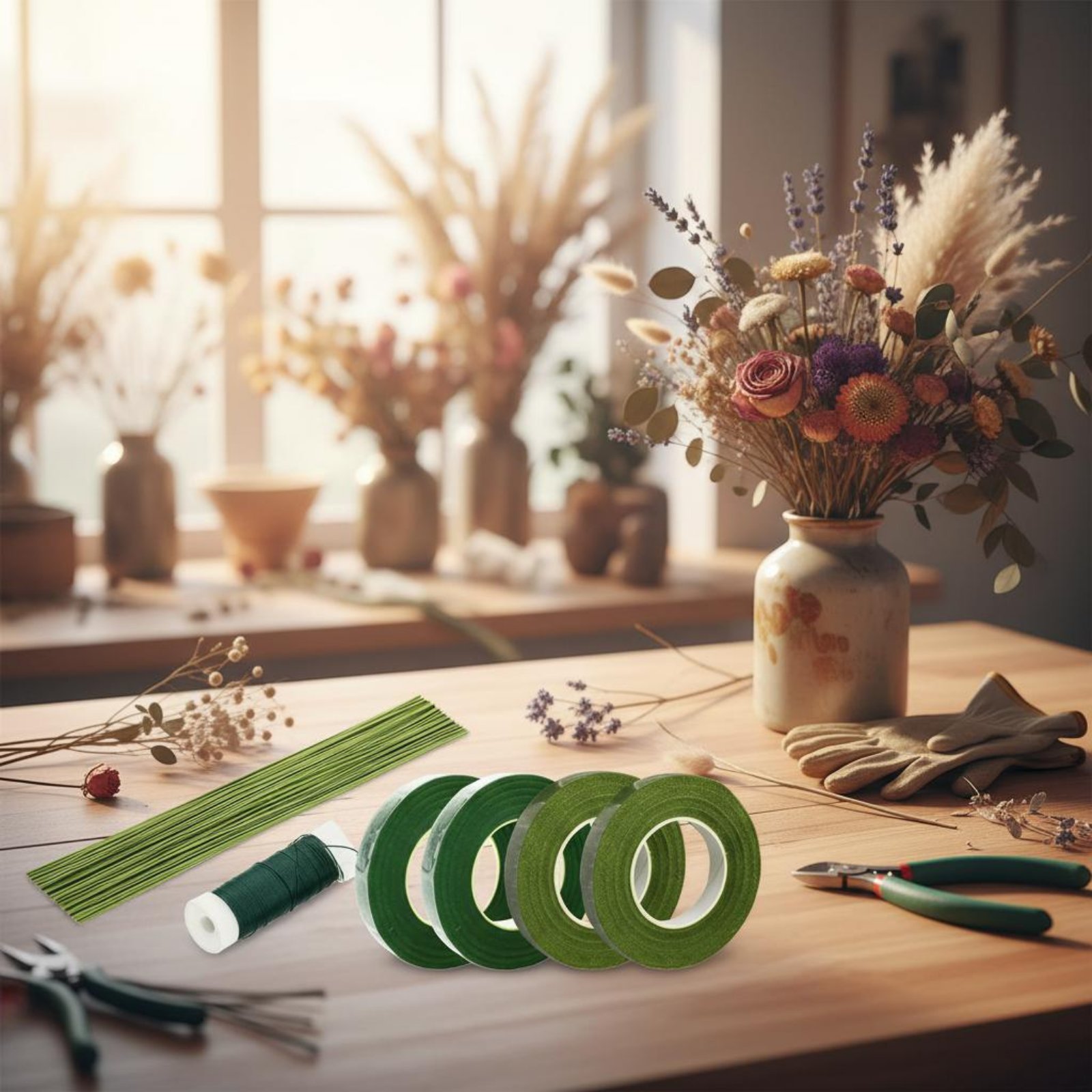 Zestaw do tworzenia kompozycji – Floral Tape Green recenzja i cena