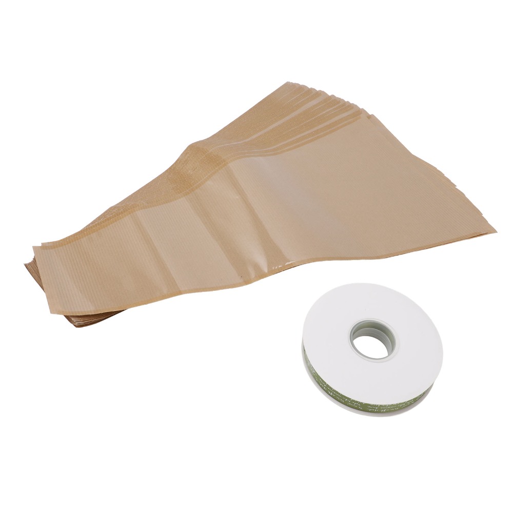 50 szt. Jasnobrązowe woreczki  – Flower Wrap Kraft recenzja i cena