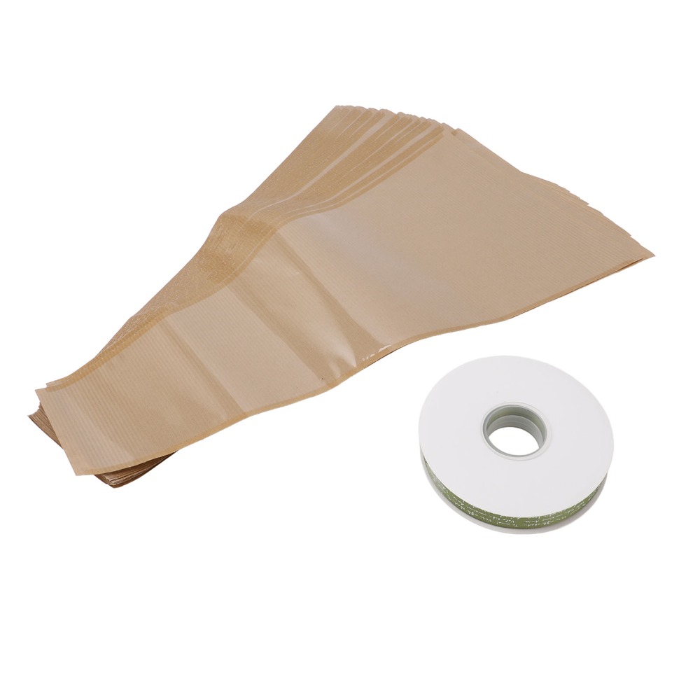 50 szt. Jasnobrązowe woreczki  – Flower Wrap Kraft recenzja i cena