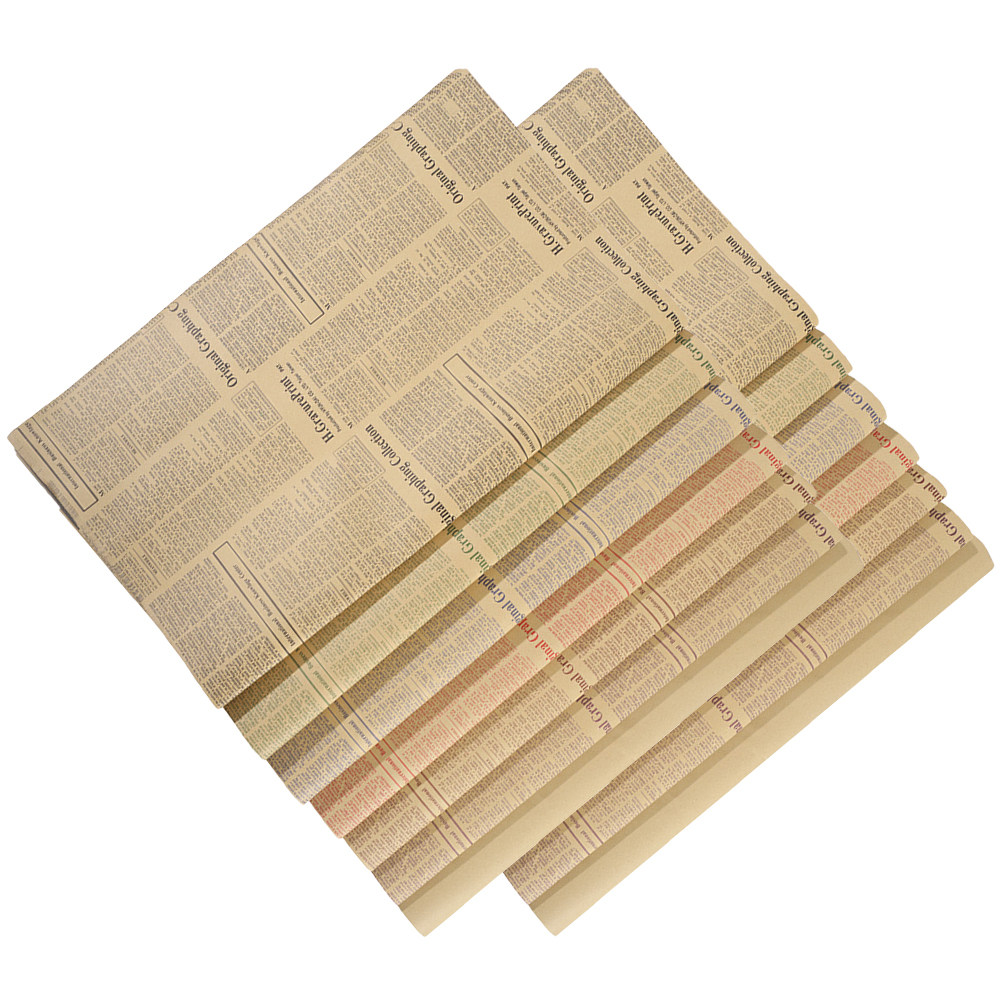 20 arkuszy papieru do pakowani – Flower Wrap Kraft recenzja i cena