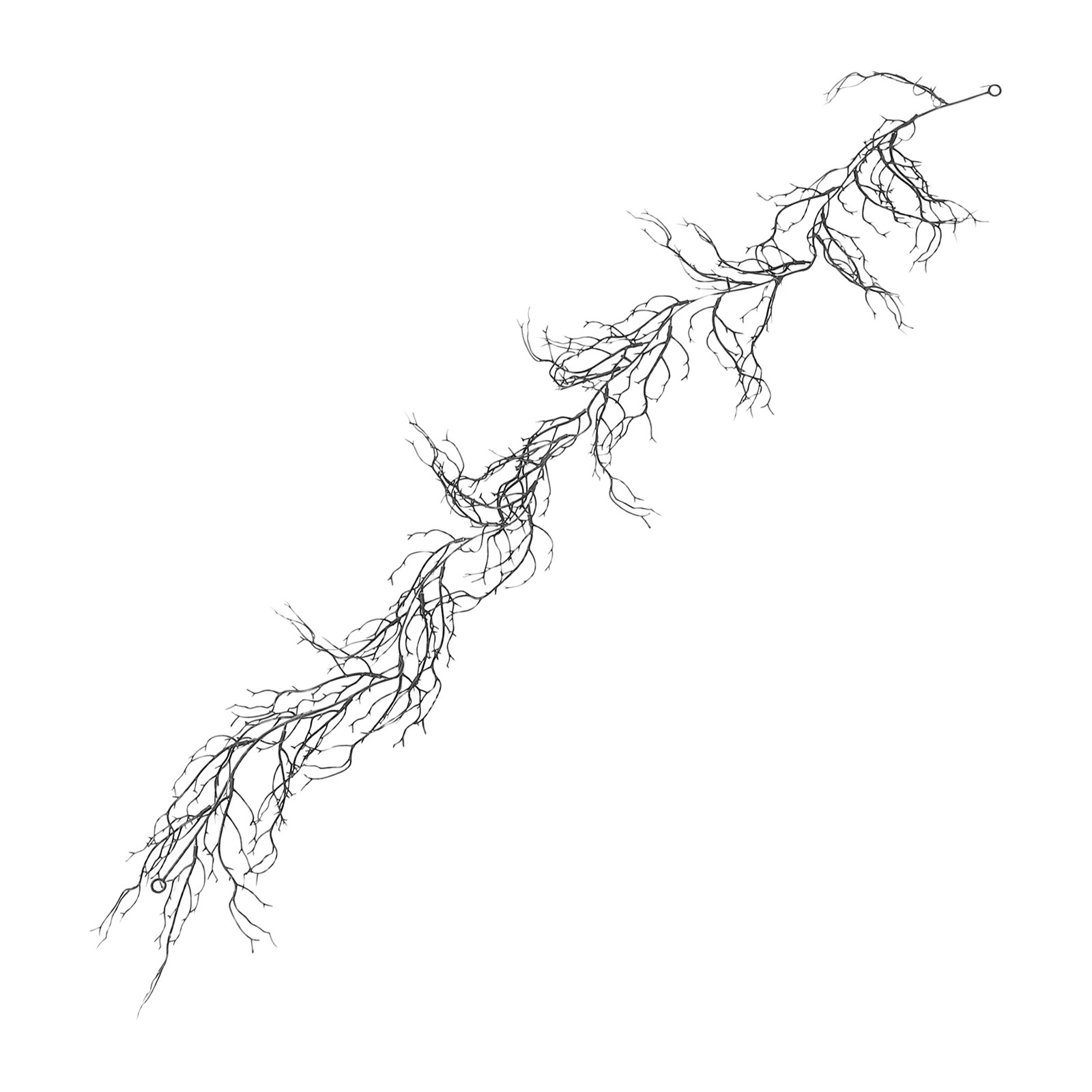 Czarne plastikowe dekoracyjne  – Branch Curly Willow recenzja i cena