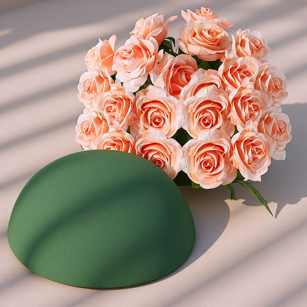 2 szt. Zielone półokrągłe kule – Floral Foam Oasis recenzja i cena